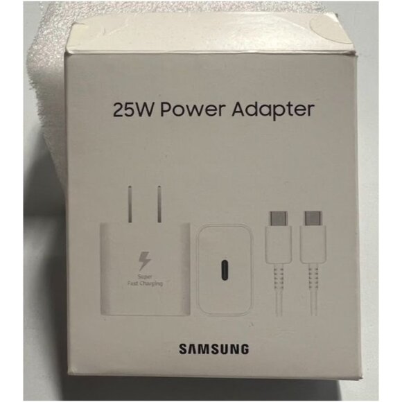 Samsung 25 W Super‑Fast USB‑C PD Wall Charger + 3 A Cable - Picture 1 of 4